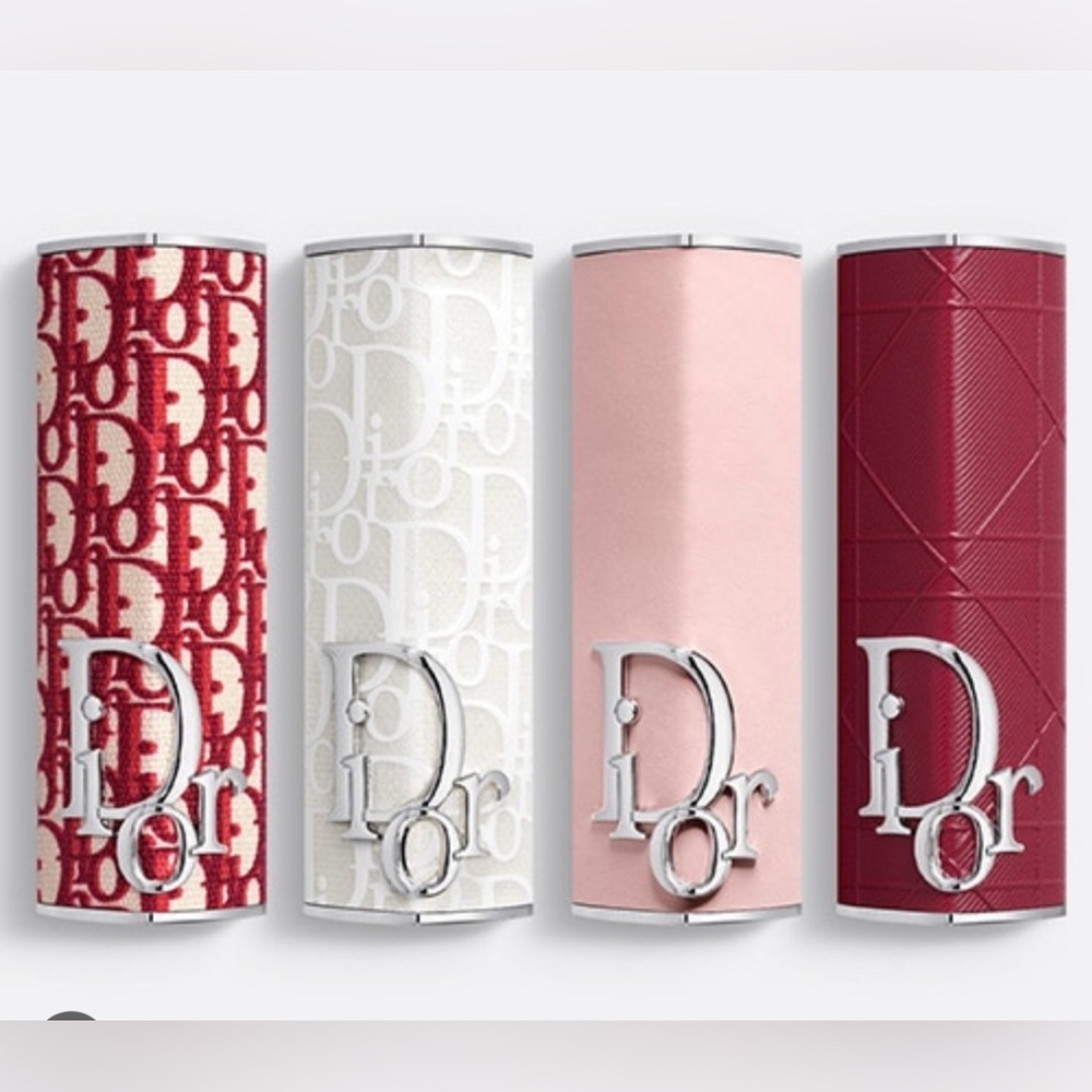 Dior Lipstick Case- NIB in Pink Blush with Silver Logo - Picture 2 of 12
